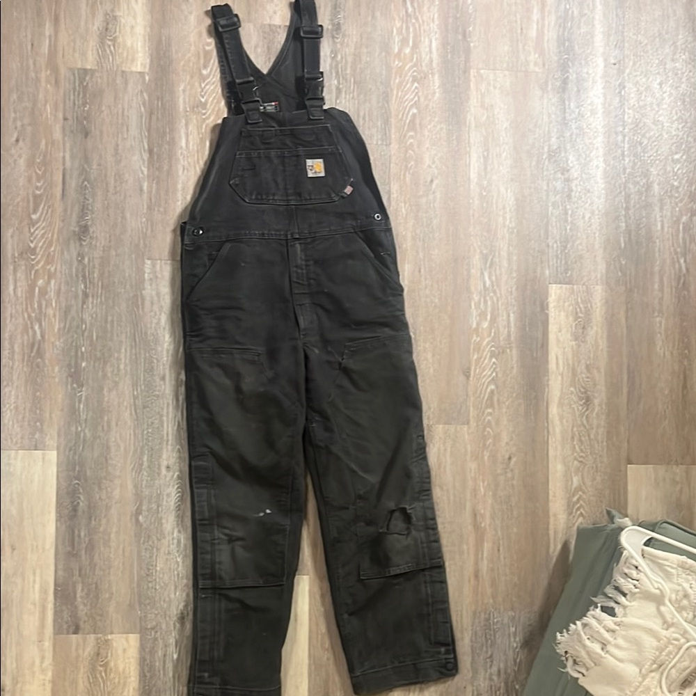Black Carhartt Overalls